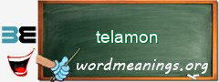 WordMeaning blackboard for telamon